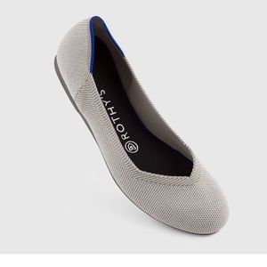 Rothy’s Flax Birdseye Flats size 8 New